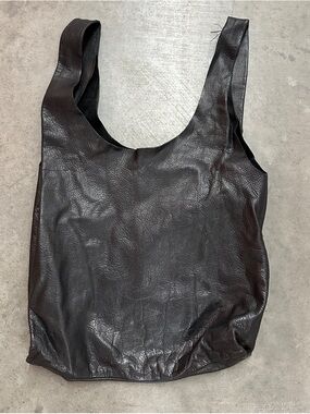 Baggu genuine leather Big Baggu black